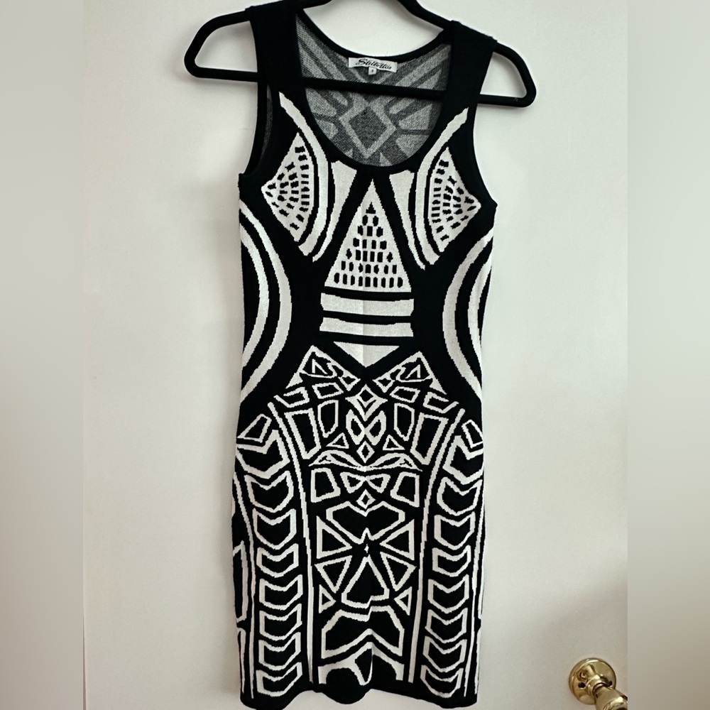 Black and White Dress